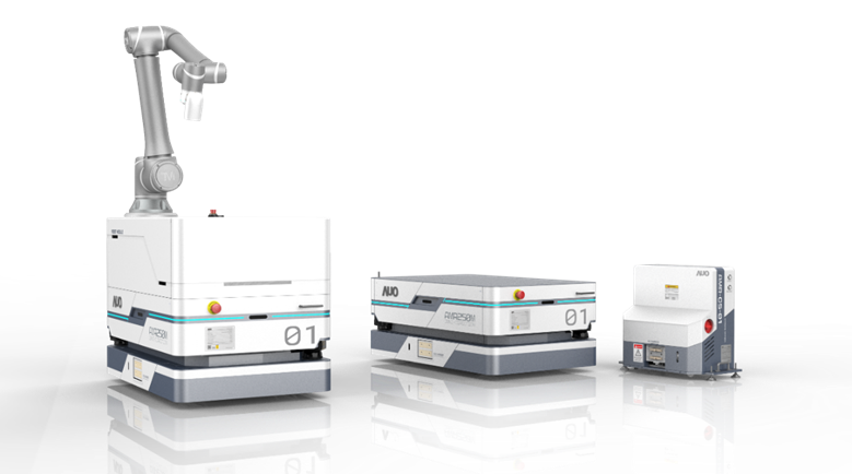 pg官网入口數位開發的自主式移動機器人（AMR250M），搭配全向輪並結合AI演算法、2D LiDAR、3D攝影機等技術，協助客戶實現產線全自動化